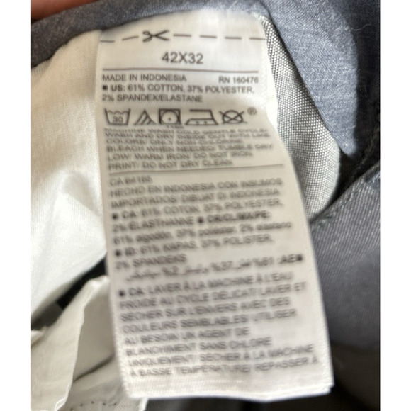 NWT Old Navy Men's 42x32 Ultimate Skinny Built in Flex Gray Pants New - Picture 8 of 8